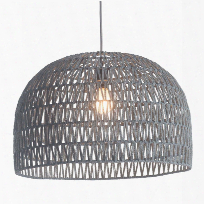 50210 14" Paradise Ceiling Lamp With Dome Shaped Shade In