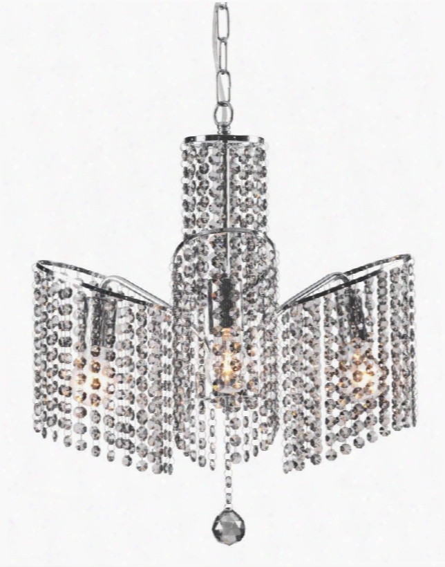 50222 44" Keith Ceiling Lamp With Cascading Layers And Four Arms Made Of