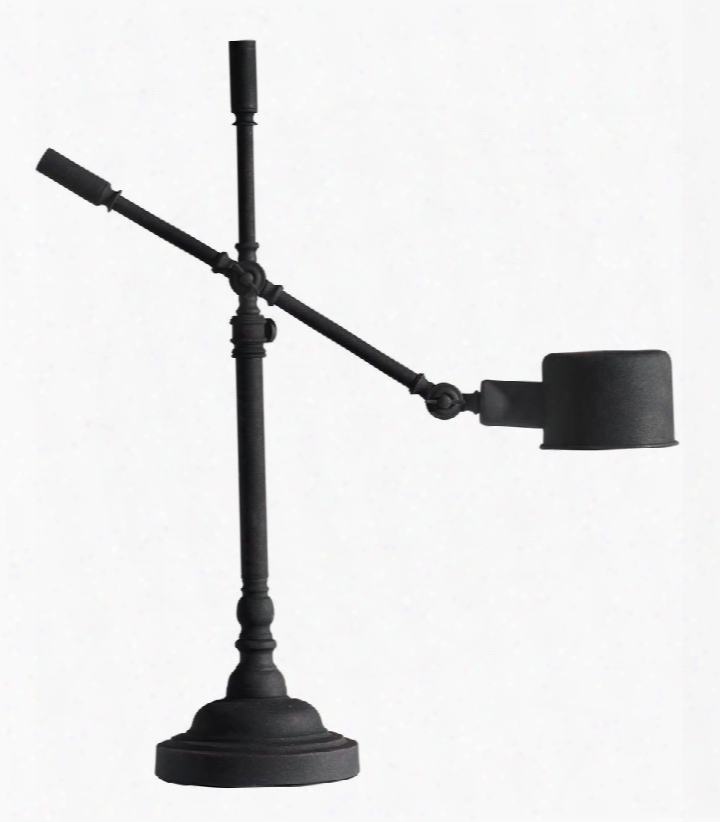 50312 Turn Table Lamp Black Sand