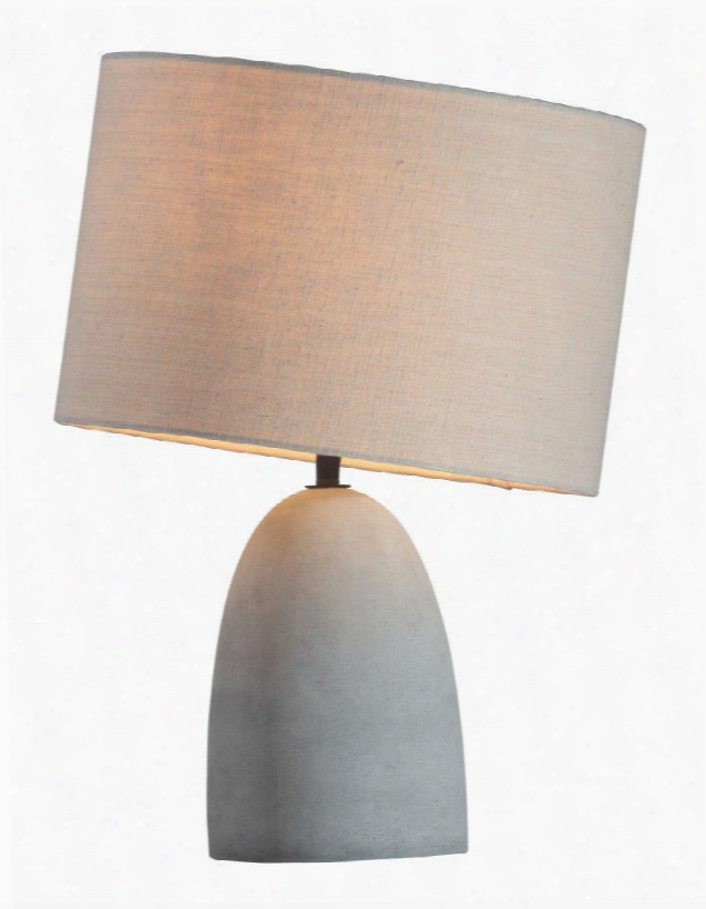 50500 Vigor Table Lamp Beige & Concrete