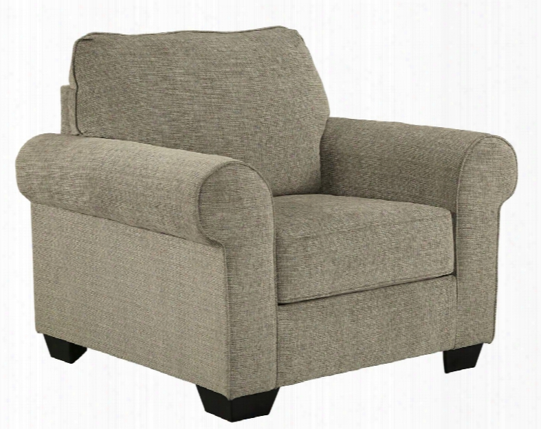 Baveria Collection 4760020 Chair With Fabric Upholstery Rolled Arms Block Feet Piped Stitching And Traditional Style In