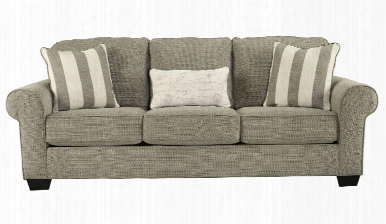 Baveria Collection 4760038 Sofa With Fabric Upholstery Rolled Arms Block Feet Piped Stitching And Traditional Style In