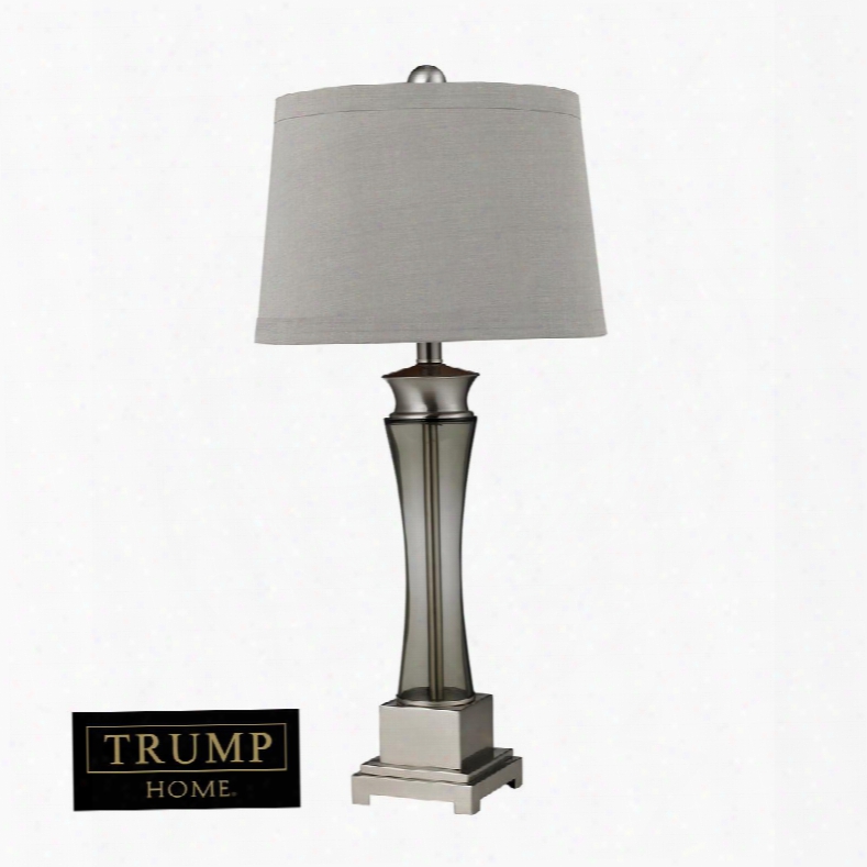 D2339/s2 Trump Home Onassis Table Lamps In Nickel Finish - Set Of