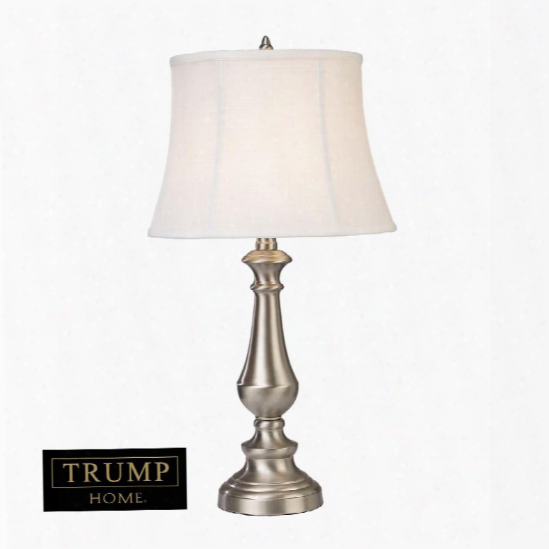 D2366/s2 Trump Home Fairlawn Table Lamps In Nickel - Set Of