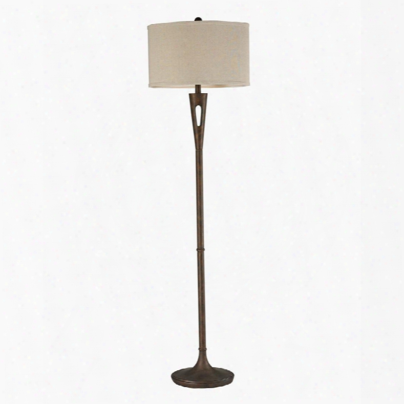 D2427 Martcliff Floor Lamp In Burnished