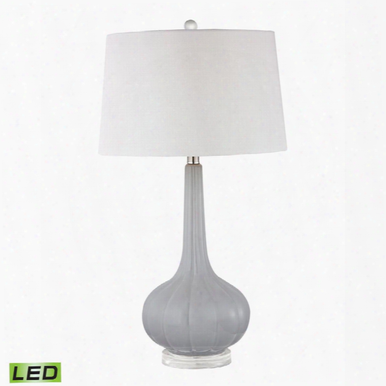 D2460-led Abbey Lane Ceramic Led Table Lamp In Pastel