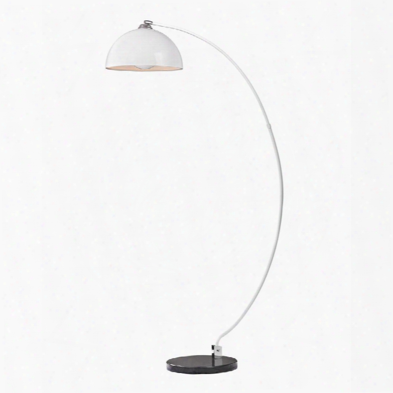 D2462 Cityscape Adjustable Floor Lamp In White And