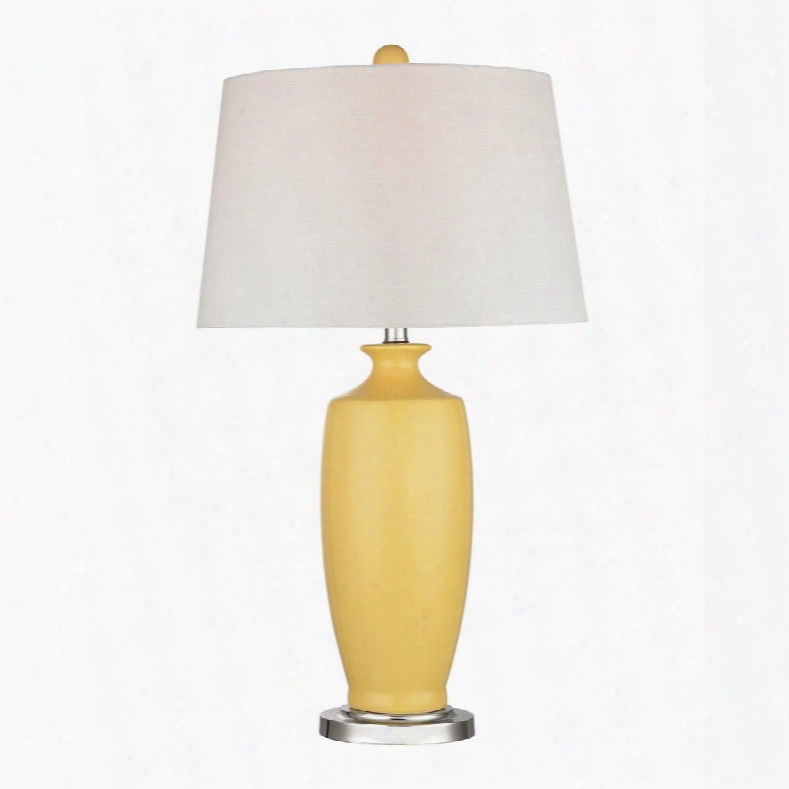 D2505 Halisham Ceramic Table Lamp In Sunshine