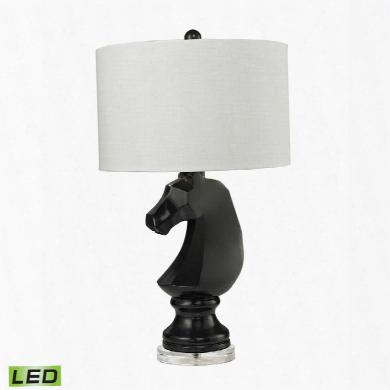 D2592-led Dark Knight Led Table Lamp In Gloss