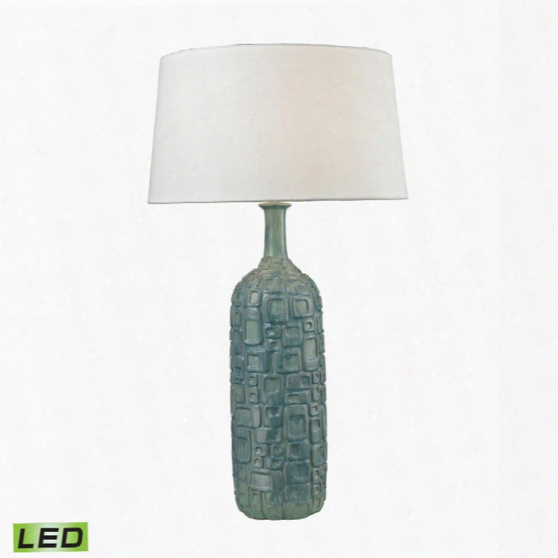 D2612b-led Cubist Ceramic Led Bottle Lamp In