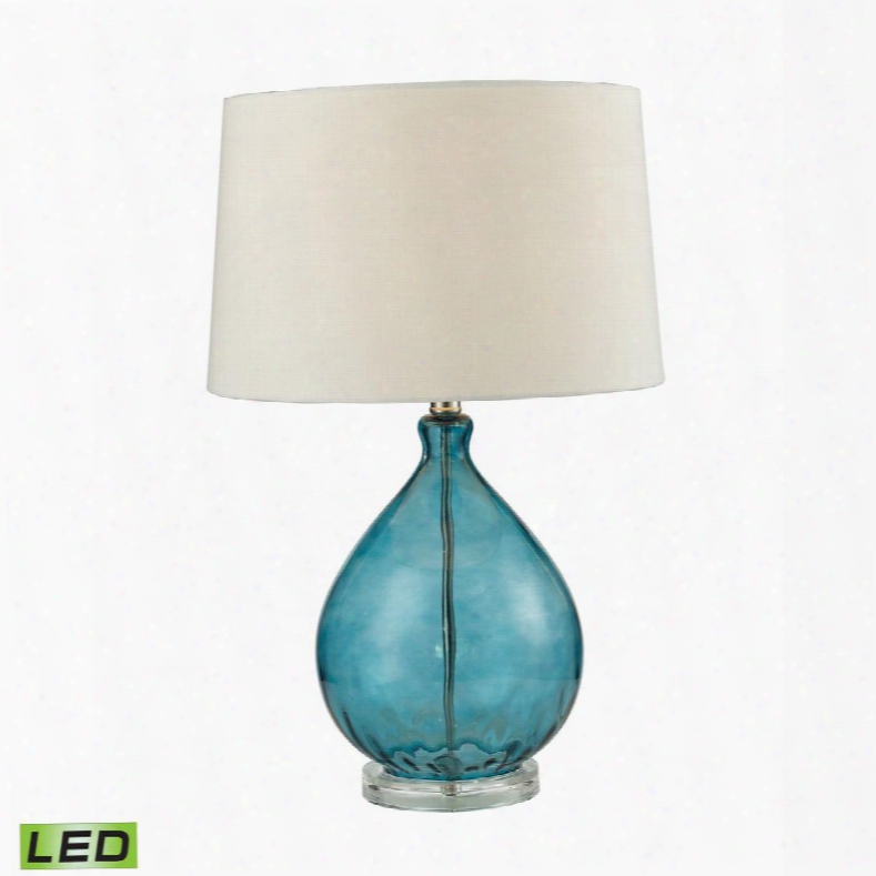 D2692-led Wayfarer Glass Led Table Lamp In