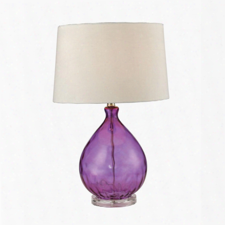 D2693 Wayfarer Glass Table Lamp In