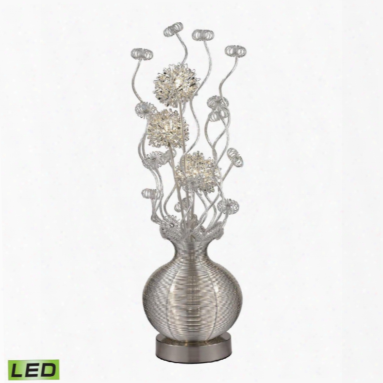 D2717 Lazelle Contemporary Floral Display Floor Lamp In