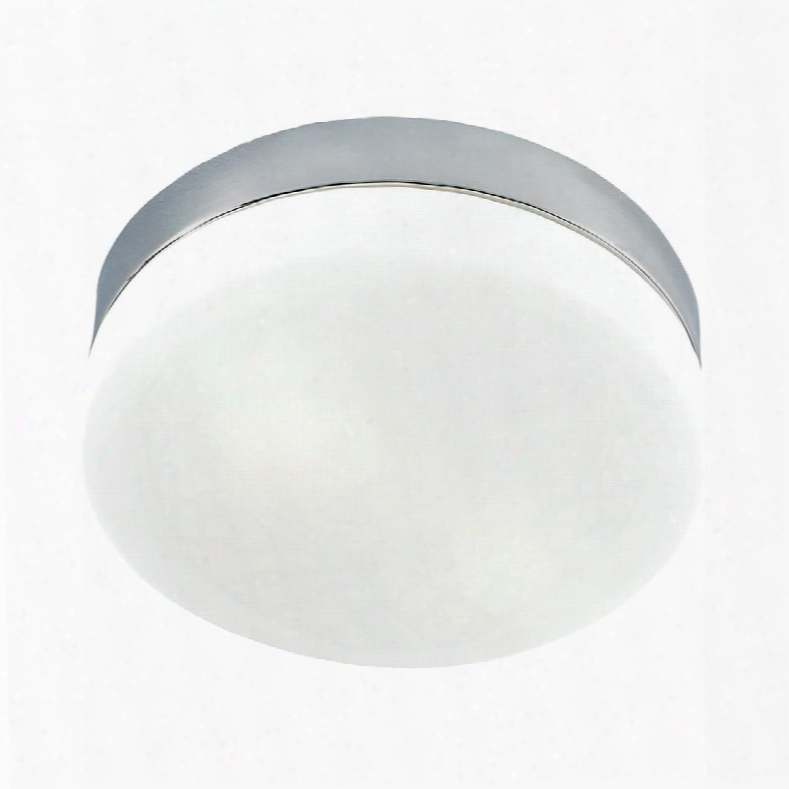 Fml1050-10-16m Disc Led Large Flushmount Frosted Glass / Satin