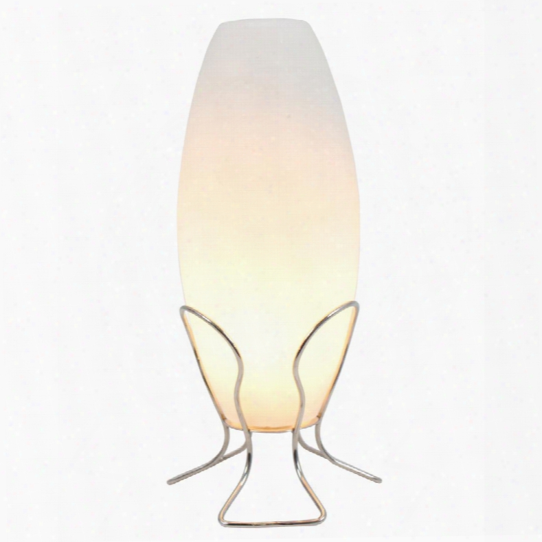Ls-cocoon Cocoon Contemporary Desk Lamp In Frosted