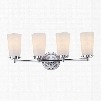 BV7T4-10-15 Madison 4 Light Vanity White Opal Glass / Chrome