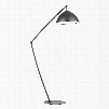 D2461 Industrial Elements Adjustable Floor Lamp in Matte