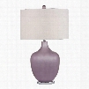 D2531 Harlow Table Lamp In Lilac Luster And Polished