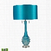 D2666-LED Vignola Free Blown Glass LED Table Lamp in