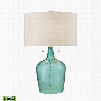 D2689-LED Hatteras Hammered Glass LED Table Lamp in