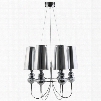 EEI-1555 Tapestry Stainless Steel Chandelier in Silver