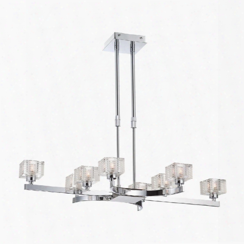 Ps318-90-15 Quatra Eight Lamp Chandelier /