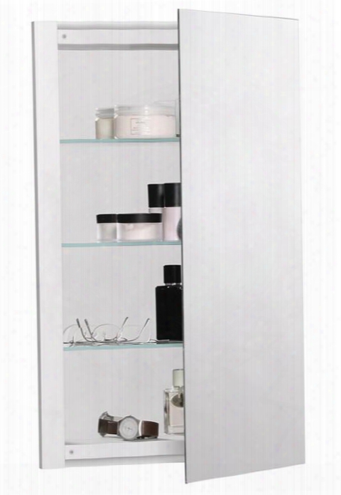 Rc1626d4fb1 R3 16" X 26" X 4" Beveled Single Door Medicine Cabinet With Reversible