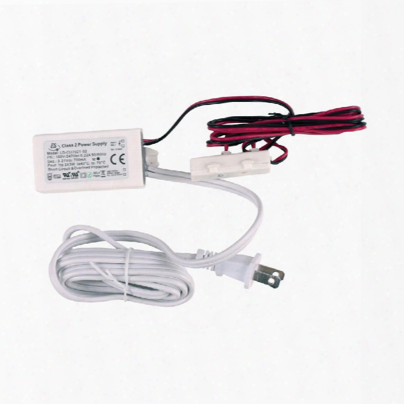 Wle-d7h-7cp Driver 9w 700ma W/3 Port Harness & Cord &