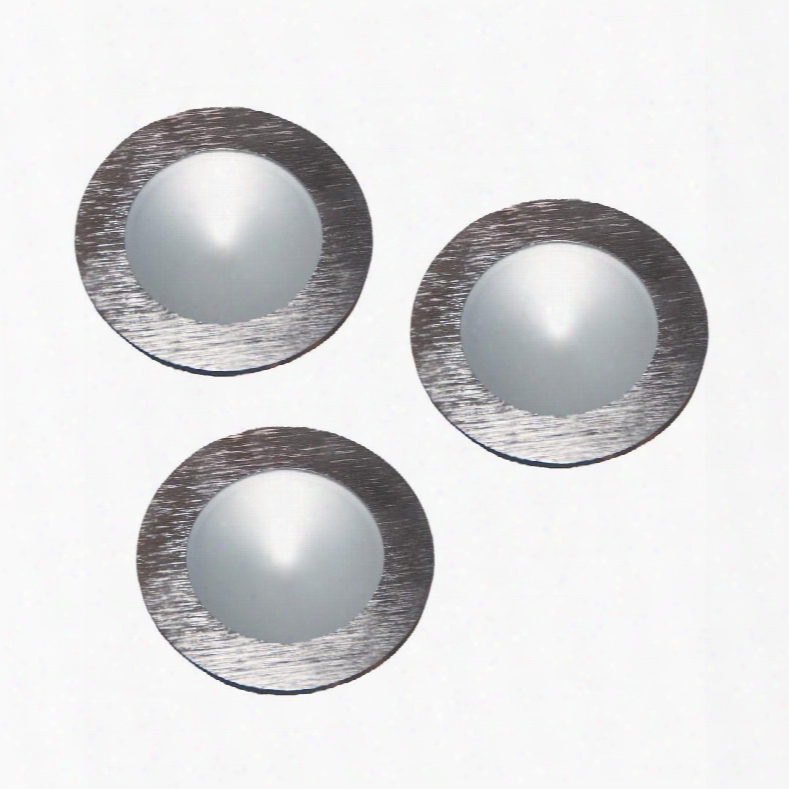 Wle140c32k-0-98-3 3-polaris Led Kit - 3w 32k 700ma Pucklights In Brushed Alum C/w 9w Driver &