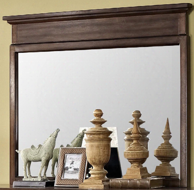 00-186-060 Grandview 48" X 41" Dresser Mirror With Detailed Moling In