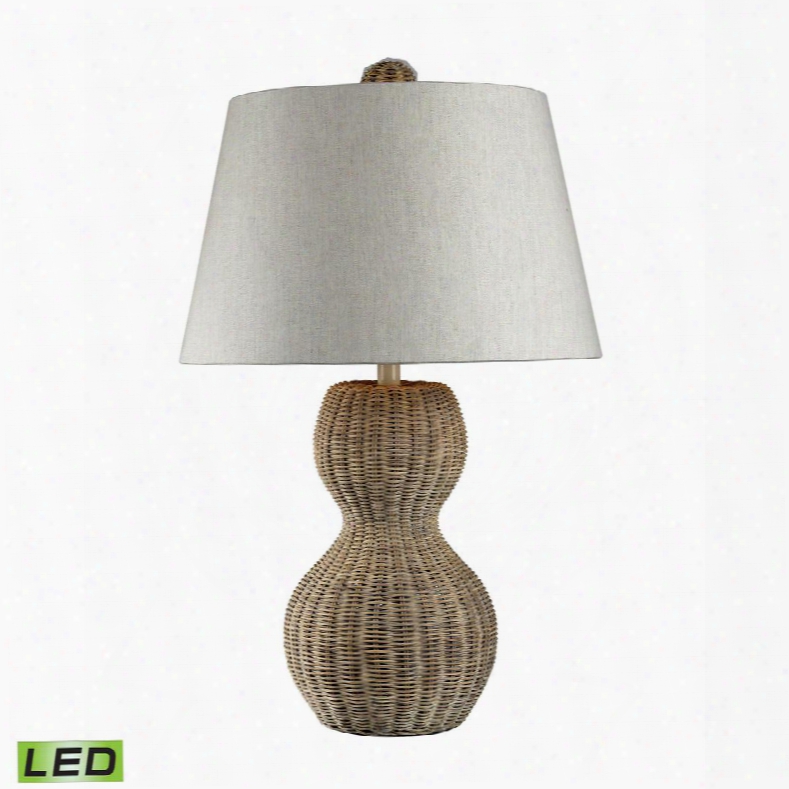 111-1088-led Sycamore Hill Rattan Led Table Lamp In Light Natural