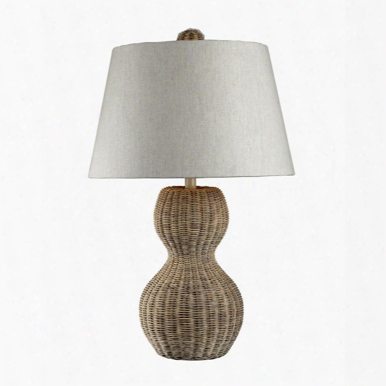 111-1088 Sycamore Hill Rattan Table Lamp In Light Natural