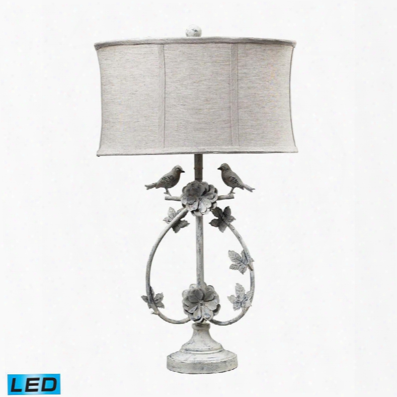 113-1134-led Saint Louis Heights Led Table Lamp In Antique