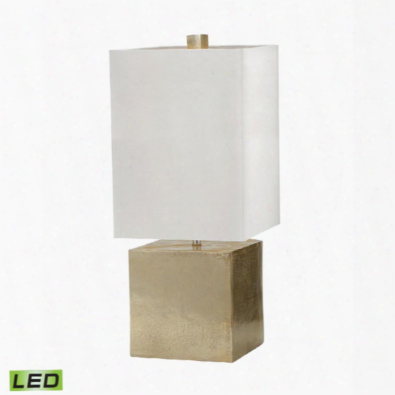 178-031-led Cement Cube Led Table Lamp In