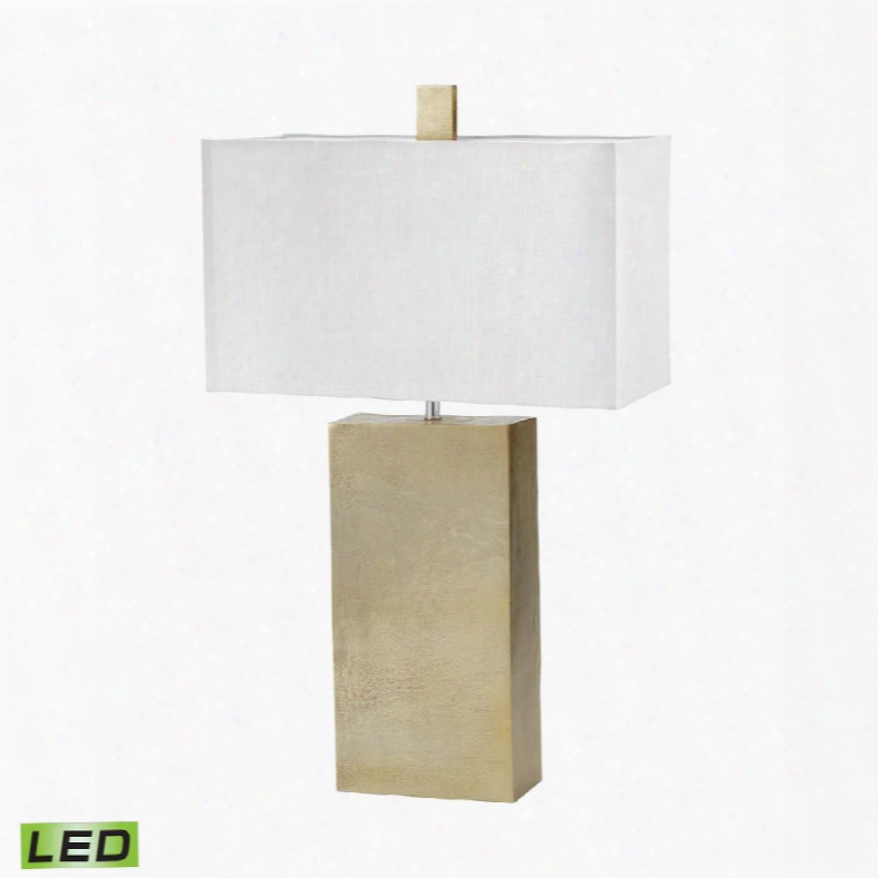 178-033-led Cement Tower Led Table Lamp In