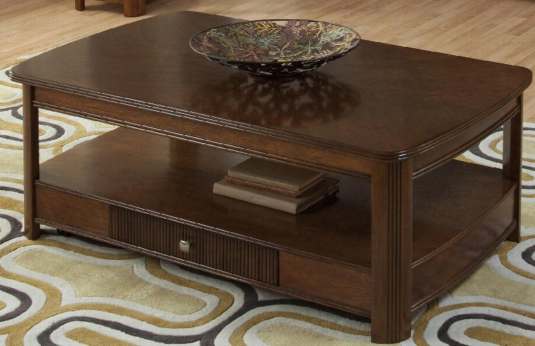 30-712-15 Leighla Lift Top Cocktail Table With Storage Knob Detailed Molding And Transitional Design In