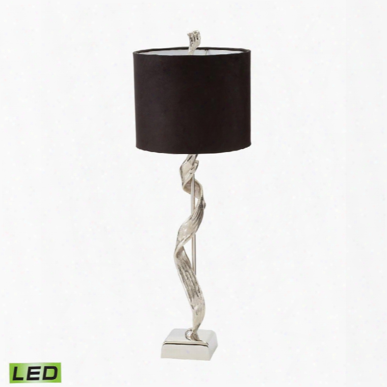 468-032-led Twisted Bark Led Table Lamp In