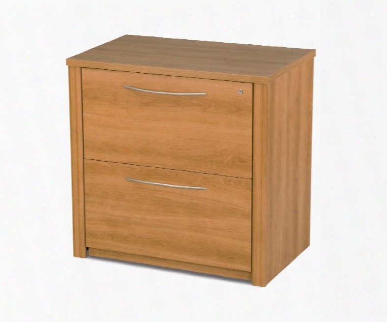 60636-1168 Embassy 36" Assembled Lateral File Including Two Drawers With Simple Pulls And Lock Drawer In Cappuccino