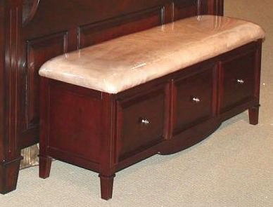 6740-093 Drayton Hall Three Drawer Bench With Traditional Design Detailed Molding Decorative Hardware Poplar And Basswood Solids In