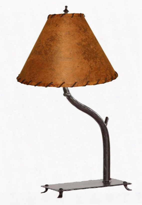 903-028 Woodland Twig Table Lamp (rawhide W/
