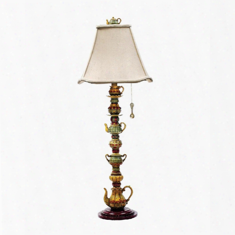 91-253 Tea Service Candlestick Lamp In Burwell