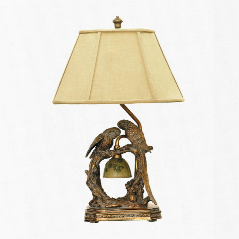 91-507 Twin Parrots Table Lamp In Atlanta