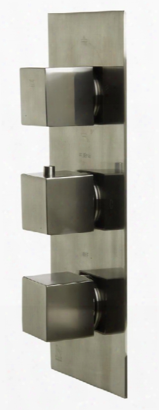 Ab2901-bn Concealed 4-way Thermostatic Valve Shower Mixer With Square Knobs Brass A Sleek Appearance Upc Certification User-friendly Installation And