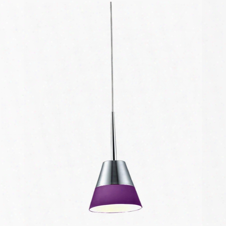 B4401 Ivy Purple & Chrome Lighting