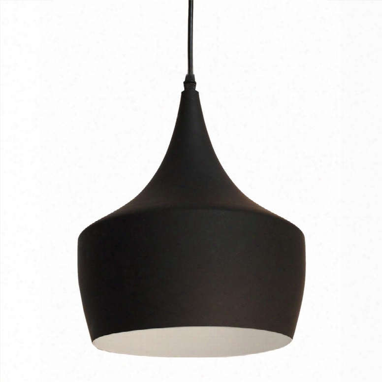 B6001 Berkley Black Single Light Pendant