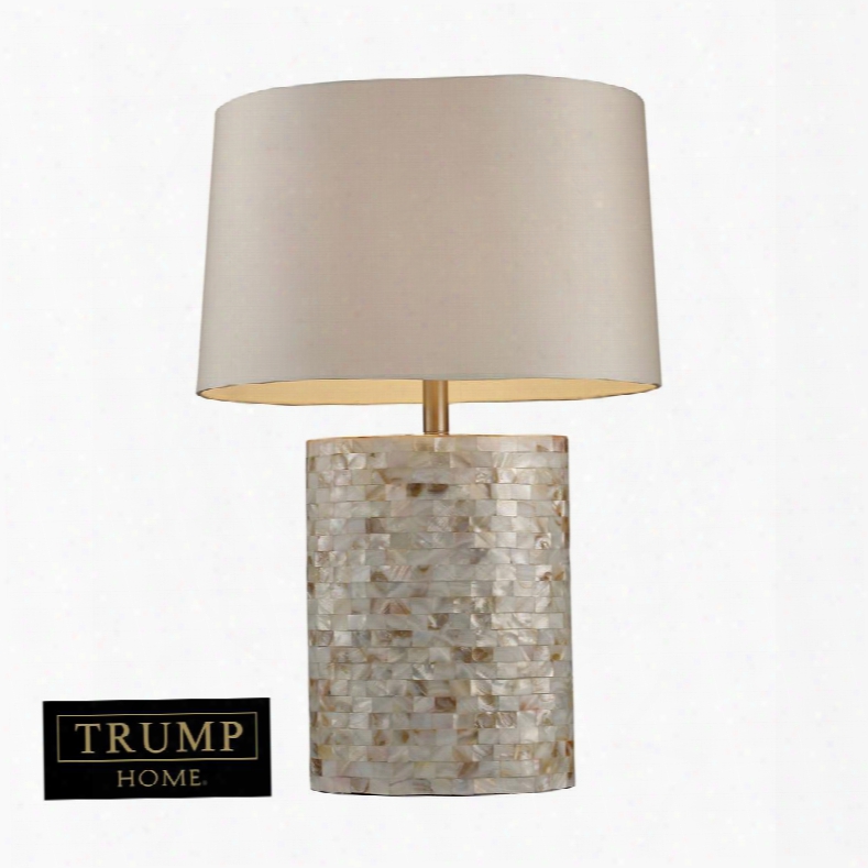 D1413 Trump Home Sunny Isl Es Table Lamp In Genuine Mother Of