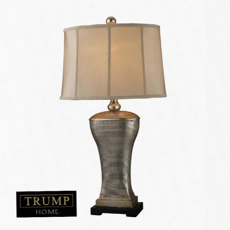 D1431 Trump Home Lexington Avenue Table Lamp In Silver Lake