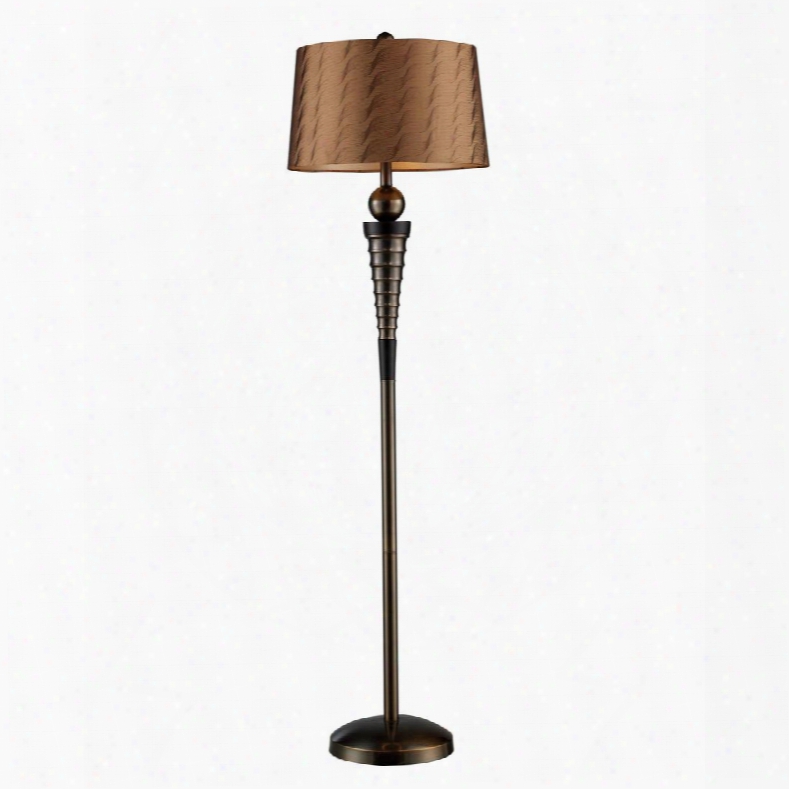 D1739 Laurie Floor Lamp In Dunbrook Finish With Bronze Tone-on-tone