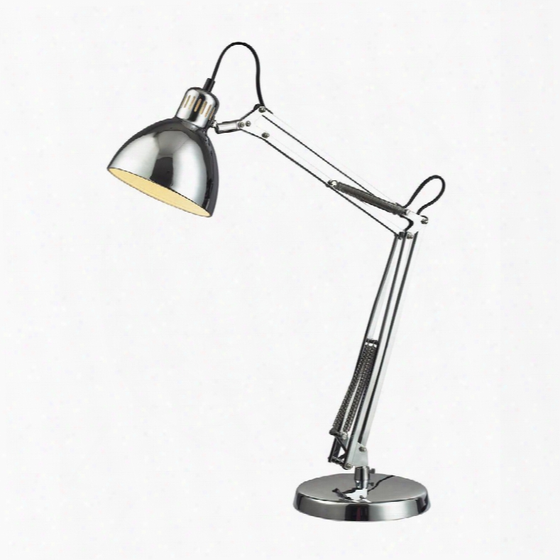 D2176 Ingelside Desk Lamp In Chrome With Chrome