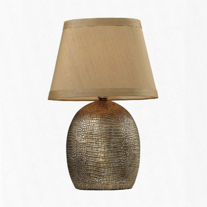 D2222 Gilead Table Lamp With Alligator Texture Base In Meknes